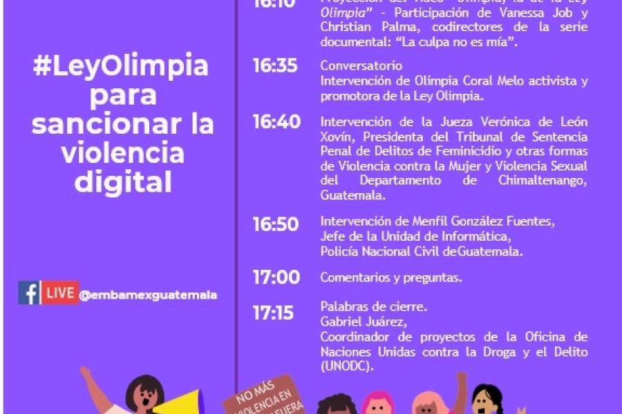 Ley Olimpia Para Sancionar La Violencia Digital Naciones Unidas En